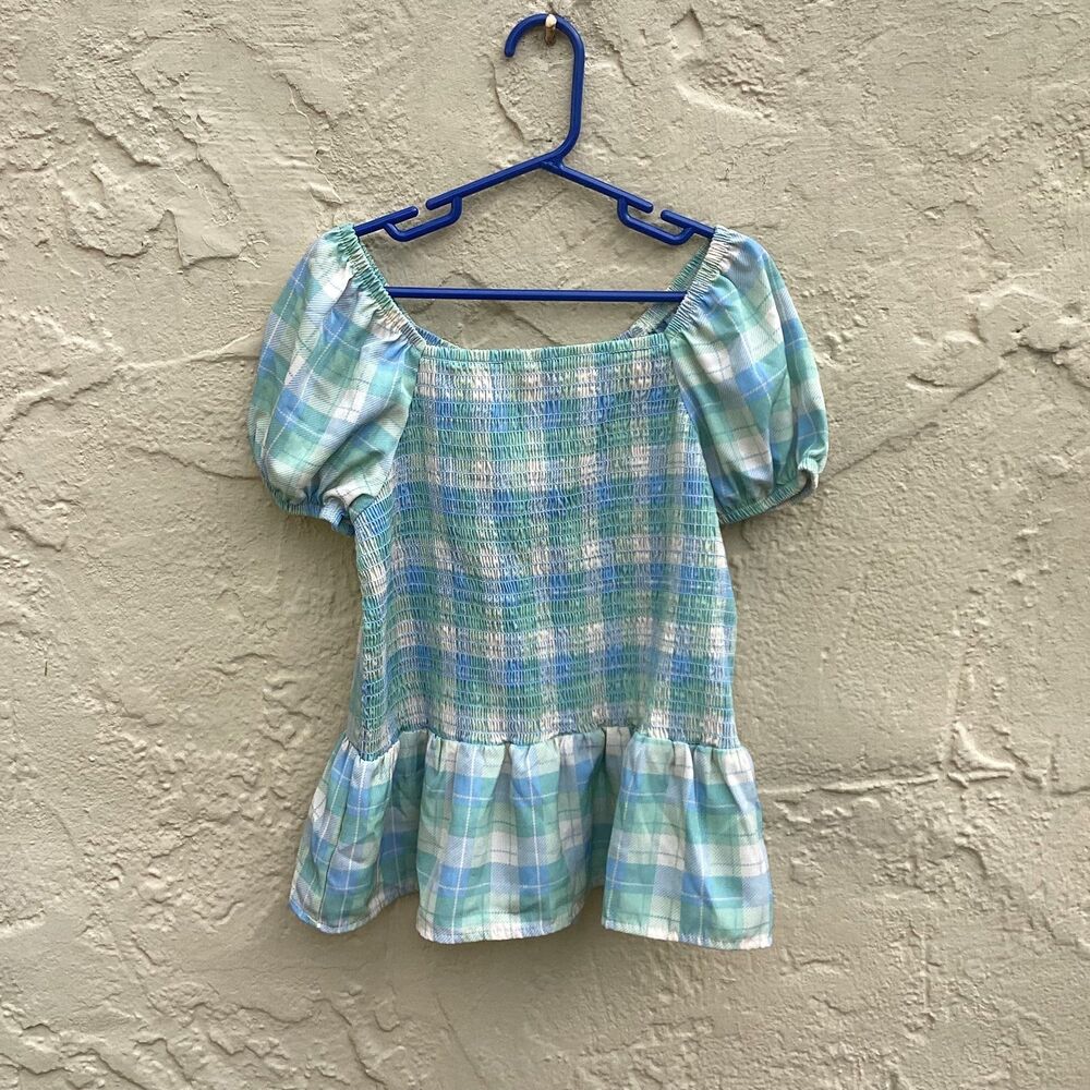 Girls smocked top SZ 10